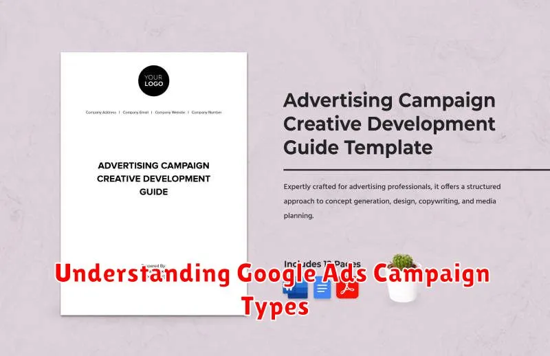 Understanding Google Ads Campaign Types